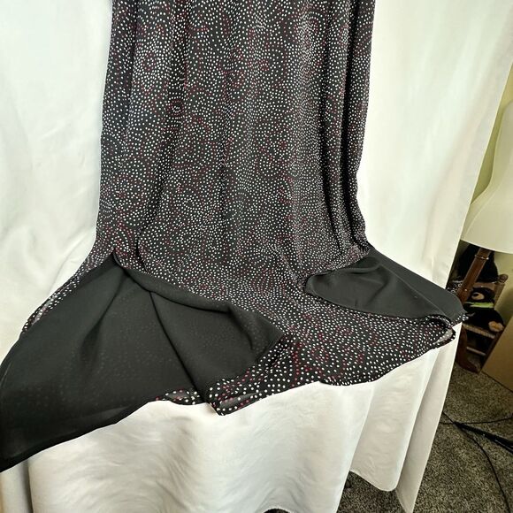 Rebecca Jones Maxi Summer Reversible Polka Dot Dress Size 34 Lightweight - Picture 4 of 14